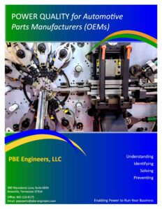 POWER QUALITY for Automotive Parts Manufacturers (OEMs)